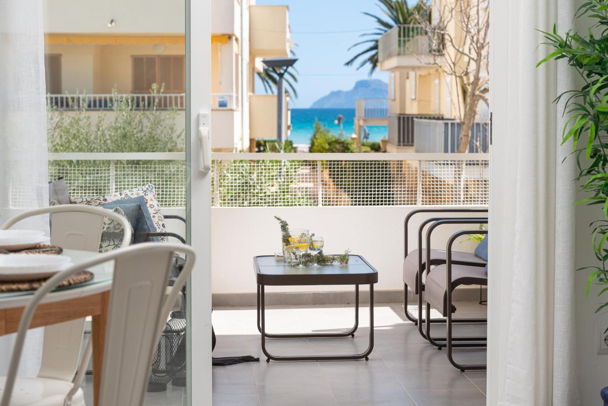 Apartamento Concha junto a playa, CLAVELLS 1 1ER D Alcúdia Exterior foto